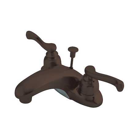 Kingston Brass 4" Centerset Bathroom Faucet, Oil Rubbed Bronze KB625FL